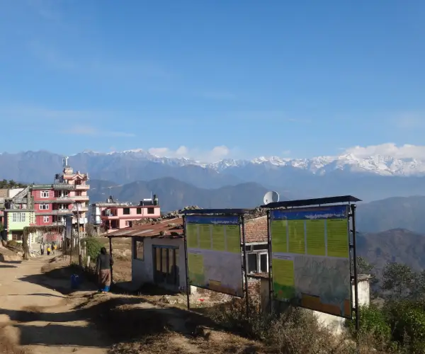 カトマンズ＆ナガルコットとマウンテンフライト４日間